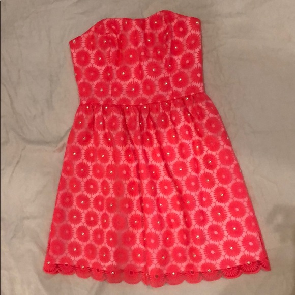Lilly Pulitzer Strapless Dress - Picture 1 of 4